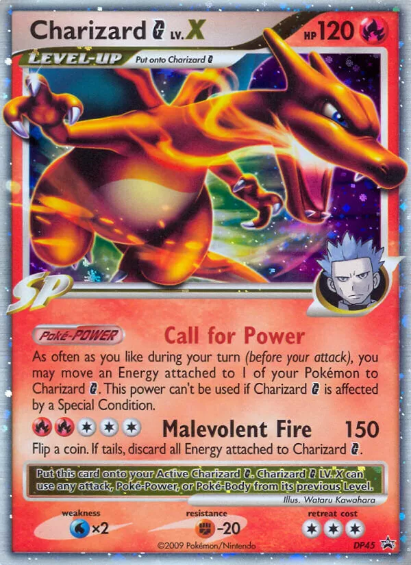 Dimind Charizard DP45-Charizard G LvX - Diamond and Pearl Promos