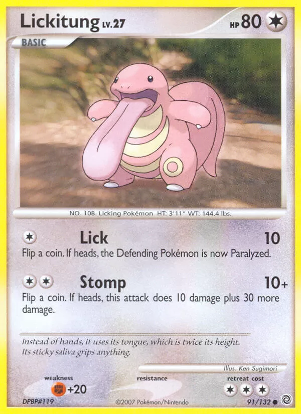 091/132-Lickitung - Secret Wonders 091/132-Lickitung - Secret Wonders